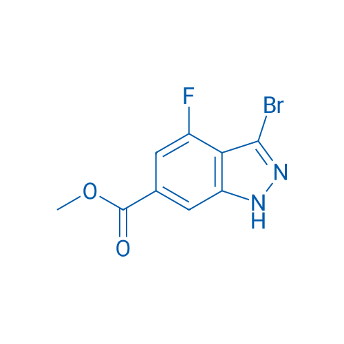 Methyl 3-bromo-4-fluoro-1H-indazole-6-carboxylate 250mg