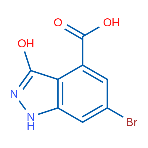 6-Bromo-3-hydroxy-1H-indazole-4-carboxylic acid 1g