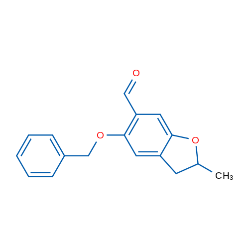 5-(Benzyloxy)-2-methyl-2,3-dihydro-1-benzofuran-6-carbaldehyde 1g