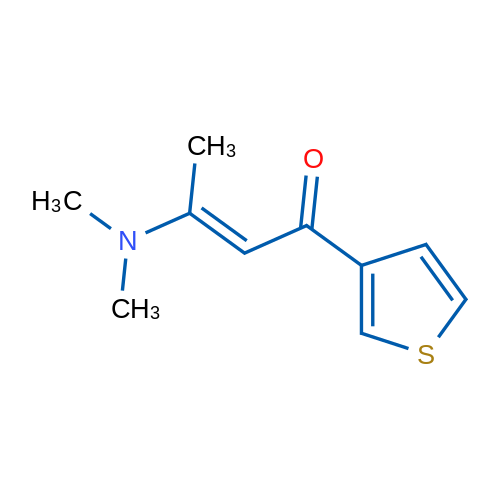 3-(Dimethylamino)-1-(thiophen-3-yl)but-2-en-1-one 5g