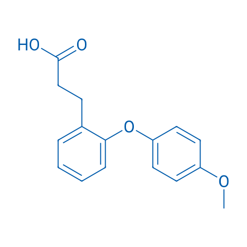 3-(2-(4-Methoxyphenoxy)phenyl)propanoic acid 1g