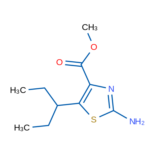 Methyl 2-amino-5-(pentan-3-yl)thiazole-4-carboxylate 10g