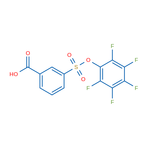 3-[(2,3,4,5,6-Pentafluorophenoxy)sulfonyl]benzoic acid 1g