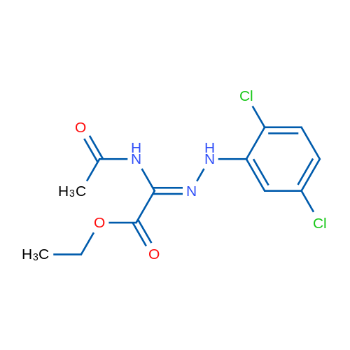 Ethyl 2-acetamido-2-(2-(2,5-dichlorophenyl)hydrazono)acetate 1g