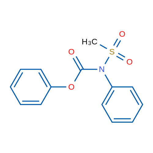 Phenyl methylsulfonyl(phenyl)carbamate 5g