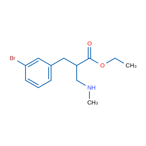 Ethyl 2-(3-bromobenzyl)-3-(methylamino)propanoate 1g