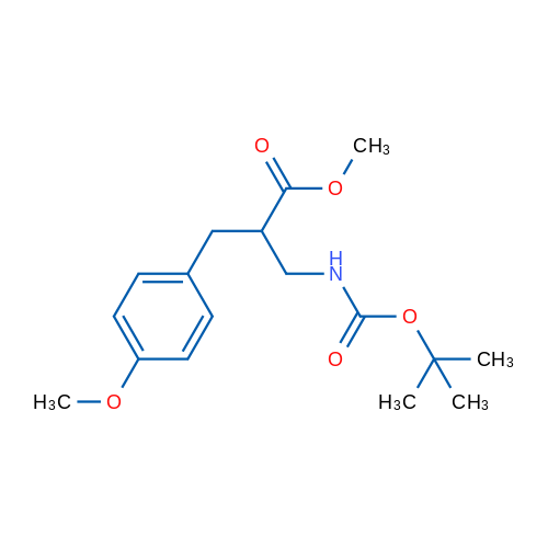 Methyl 3-((tert-butoxycarbonyl)amino)-2-(4-methoxybenzyl)propanoate 1g