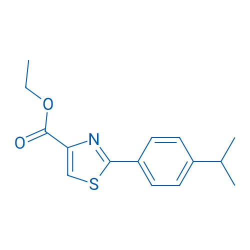 Ethyl 2-(4-isopropylphenyl)thiazole-4-carboxylate 1g