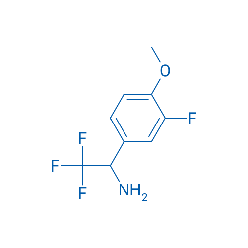 2,2,2-Trifluoro-1-(3-fluoro-4-methoxyphenyl)ethanamine 100mg