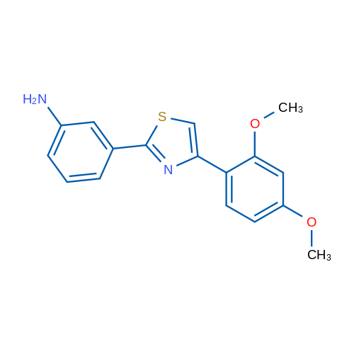 3-(4-(2,4-Dimethoxyphenyl)thiazol-2-yl)aniline 1g