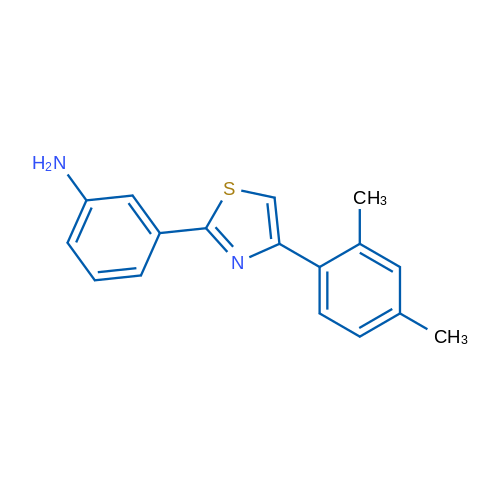 3-(4-(2,4-Dimethylphenyl)thiazol-2-yl)aniline 1g