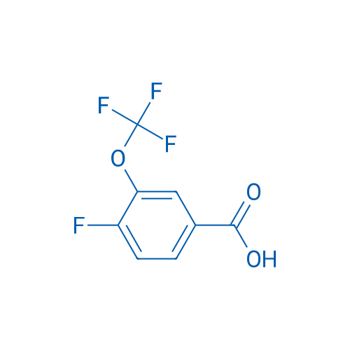 4-Fluoro-3-(trifluoromethoxy)benzoic acid 1g