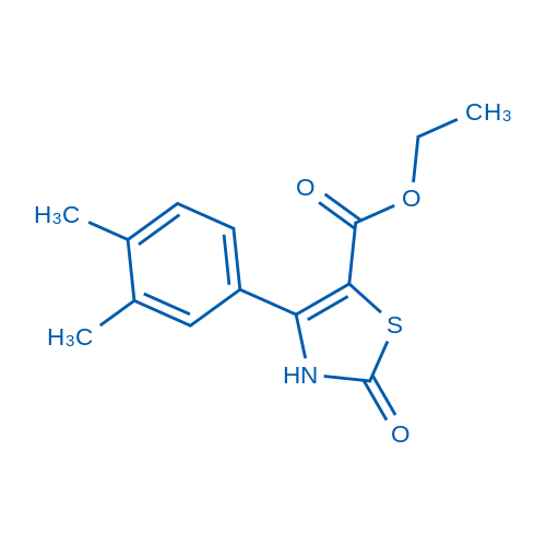 Ethyl 4-(3,4-dimethylphenyl)-2-oxo-2,3-dihydrothiazole-5-carboxylate 1g