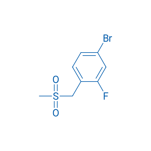 4-Bromo-2-fluoro-1-((methylsulfonyl)methyl)benzene 1g