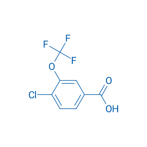 4-Chloro-3-(trifluoromethoxy)benzoic acid 250mg