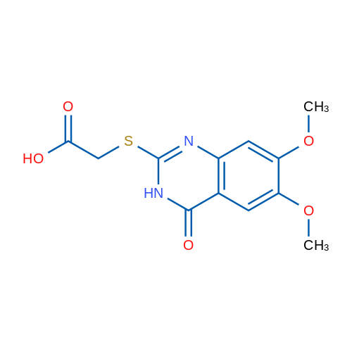 2-((6,7-Dimethoxy-4-oxo-3,4-dihydroquinazolin-2-yl)thio)acetic acid 1g