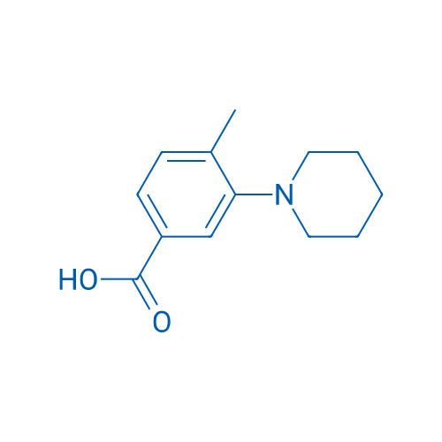 4-Methyl-3-(piperidin-1-yl)benzoic acid 1g