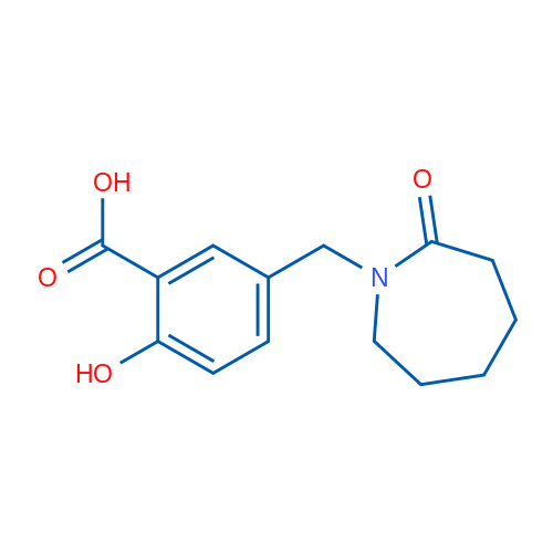 2-Hydroxy-5-((2-oxoazepan-1-yl)methyl)benzoic acid 1g