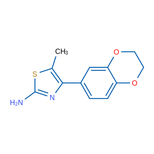 4-(2,3-Dihydrobenzo[b][1,4]dioxin-6-yl)-5-methylthiazol-2-amine 1g