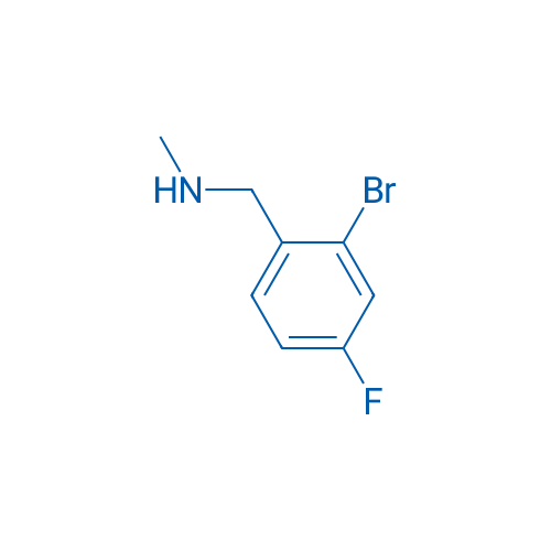 1-(2-Bromo-4-fluorophenyl)-N-methylmethanamine 250mg
