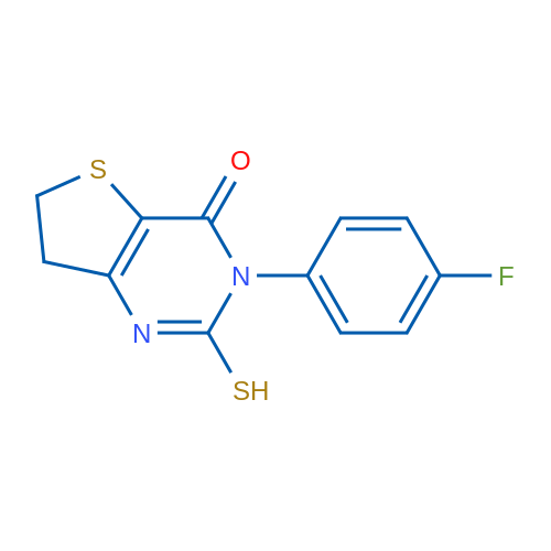 3-(4-Fluorophenyl)-2-mercapto-6,7-dihydrothieno[3,2-d]pyrimidin-4(3H)-one 1g