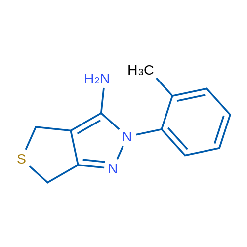 2-(2-Methylphenyl)-2,6-dihydro-4H-thieno[3,4-c]pyrazol-3-amine 10g