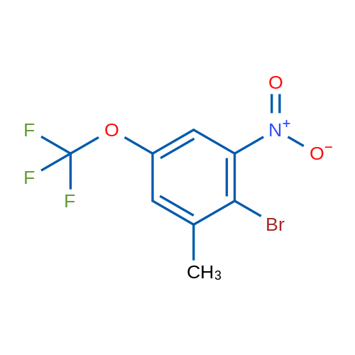 2-Bromo-1-methyl-3-nitro-5-(trifluoromethoxy)benzene 1g