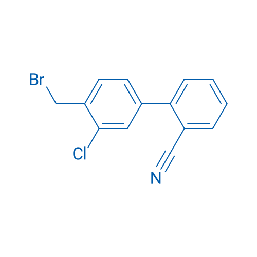 4'-(Bromomethyl)-3'-chloro-[1,1'-biphenyl]-2-carbonitrile 100mg