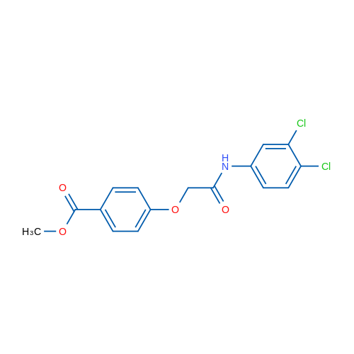 Methyl 4-(2-((3,4-dichlorophenyl)amino)-2-oxoethoxy)benzoate 5g