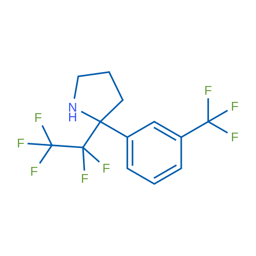 2-(1,1,2,2,2-Pentafluoroethyl)-2-[3-(trifluoromethyl)phenyl]pyrrolidine 1g