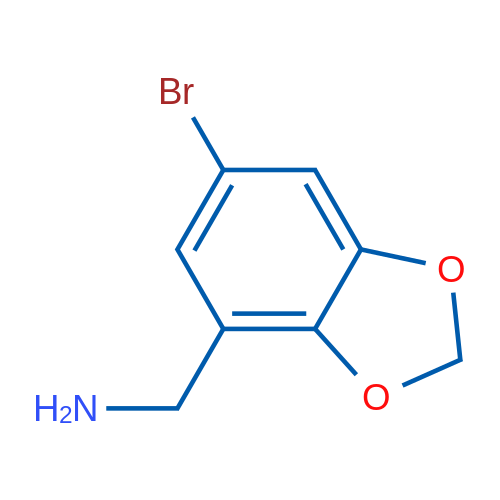 (6-Bromobenzo[d][1,3]dioxol-4-yl)methanamine 1g