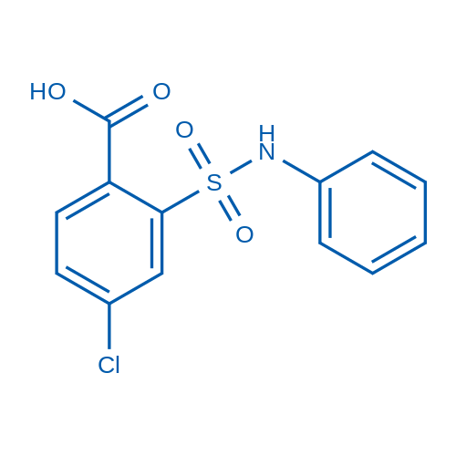 4-Chloro-2-(N-phenylsulfamoyl)benzoic acid 1g