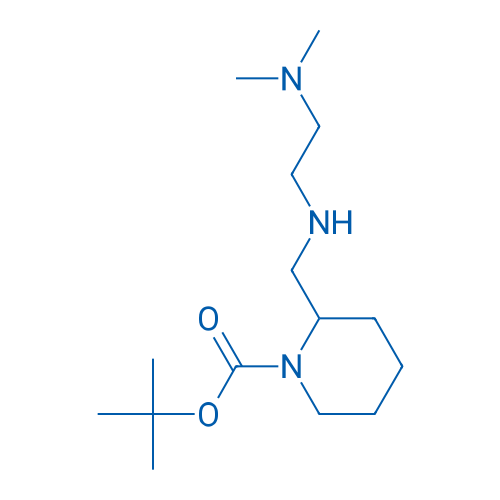 tert-Butyl 2-(((2-(dimethylamino)ethyl)amino)methyl)piperidine-1-carboxylate 250mg