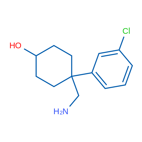 4-(Aminomethyl)-4-(3-chlorophenyl)cyclohexanol 250mg