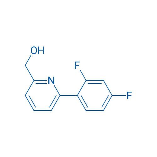 (6-(2,4-Difluorophenyl)pyridin-2-yl)methanol 250mg