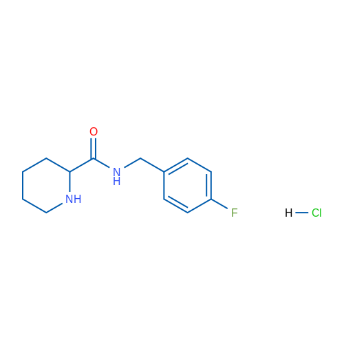 N-(4-Fluorobenzyl)piperidine-2-carboxamide hydrochloride 1g