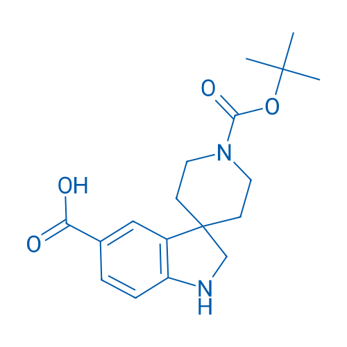 1'-(tert-Butoxycarbonyl)spiro[indoline-3,4'-piperidine]-5-carboxylic acid 250mg