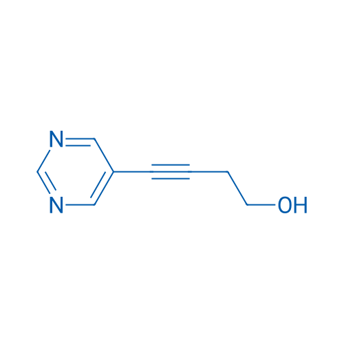 4-(Pyrimidin-5-yl)but-3-yn-1-ol 1g