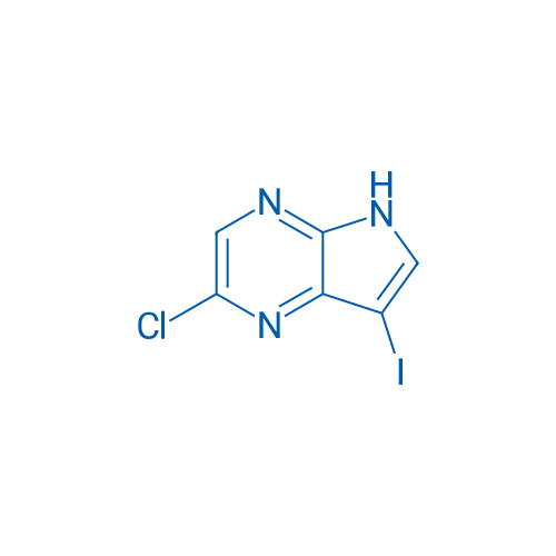 2-Chloro-7-iodo-5H-pyrrolo[2,3-b]pyrazine 250mg