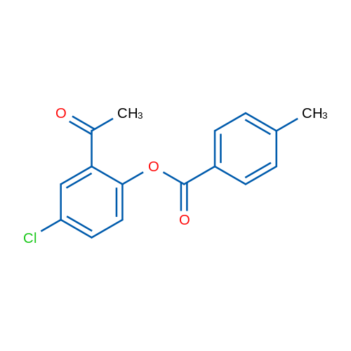 2-Acetyl-4-chlorophenyl 4-methylbenzoate 1g