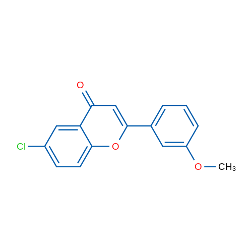 6-Chloro-2-(3-methoxyphenyl)-4H-chromen-4-one 1g