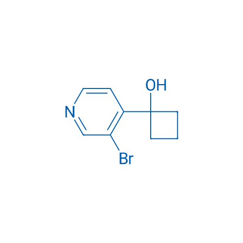 1-(3-Bromopyridin-4-yl)cyclobutanol 100mg