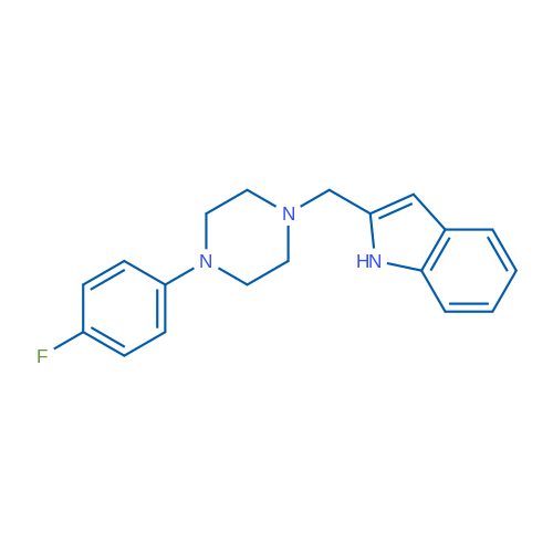 2-[4-(4-Fluoro-phenyl)-piperazin-1-ylmethyl]-1H-indole 1g