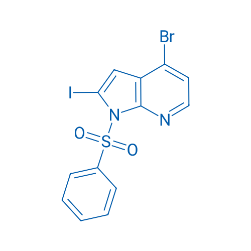 4-Bromo-2-iodo-1-(phenylsulfonyl)-1H-pyrrolo[2,3-b]pyridine 250mg