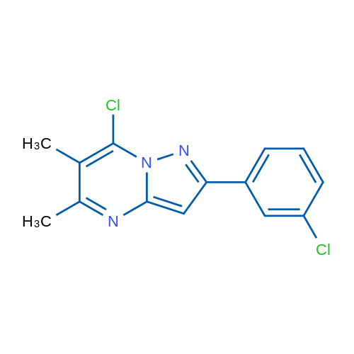 7-Chloro-2-(3-chlorophenyl)-5,6-dimethylpyrazolo[1,5-a]pyrimidine 1g