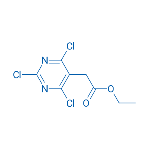 Ethyl 2-(2,4,6-trichloropyrimidin-5-yl)acetate 250mg