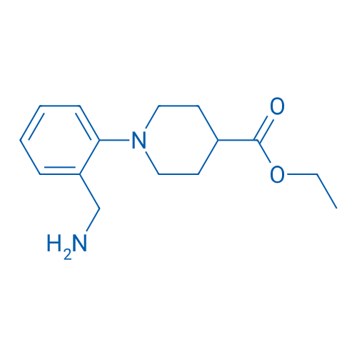 Ethyl 1-(2-(aminomethyl)phenyl)piperidine-4-carboxylate 1g