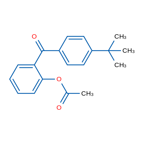 2-Acetoxy-4'-t-butylbenzophenone 1g