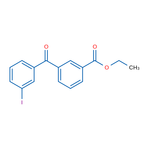 3-Ethoxycarbonyl-3'-iodobenzophenone 1g