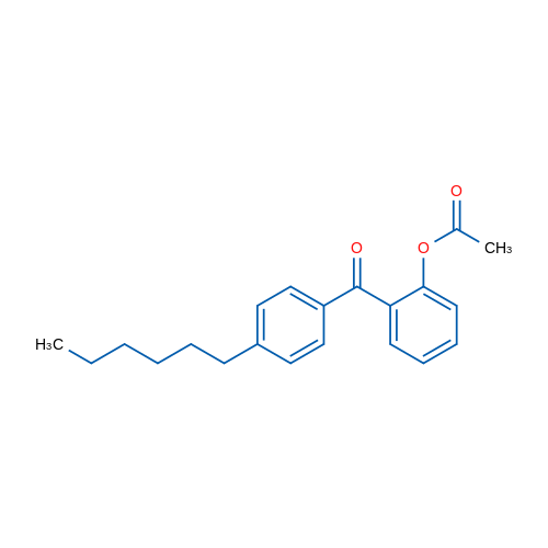 2-Acetoxy-4'-hexylbenzophenone 1g